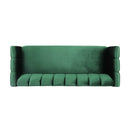 Miranda Velvet 3-Seater Sofa by HouseOfZazla