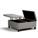 Harrison - Upholstered Coffee Table Storage Ottoman by HouseOfZazla