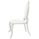 Chester - Upholstered Dining Side Chair (Set of 2) - Creamy White by HouseOfZazla