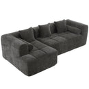 Sectional Free Combined Sofa With 2 Side Pockets by HouseOfZazla
