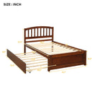 Platform Bed Wood Bed Frame With Trundle by HouseOfZazla