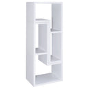 Convertable L-Shaped Bookcase With Open Shelves - White by HouseOfZazla