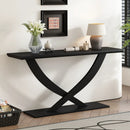 Console Table With Cross Leg Base and Reinforced Support Plate by HouseOfZazla