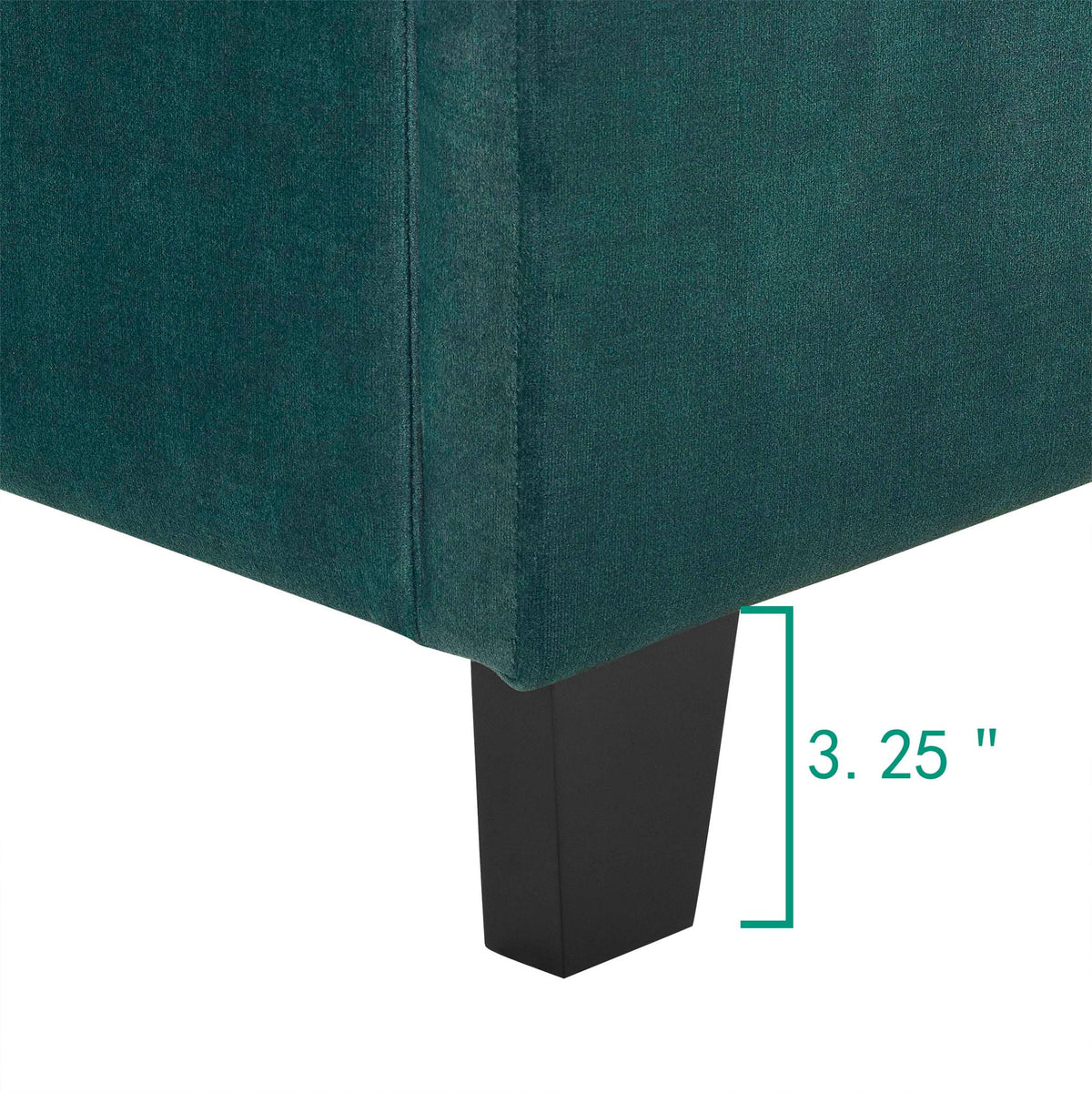 Tufted Upholstered Headboard Platform Bed, photo 4 of 29