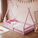 House Shaped Design Bed With Fence by HouseOfZazla