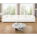 Stylish Sofa With Storage Seat And Cylindrical Backrest
