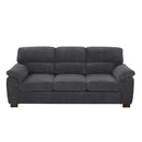 Vintage Inspired 3 Seat Sofa With Tufted Cushions by Unique Piece Furniture