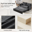Pull Out Sofa Bed, Convertible Sleeper Sofa Couch, Side Storage, And USB / C - Type Charging Ports Chair by Unique Piece Furniture