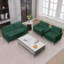 Upholstered Loveseat, For Living Room by HouseOfZazla