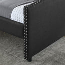 Upholstered Tufted Daybed With 2 Drawers, Waved Arms by HouseOfZazla