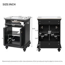 24" Modern Bathroom Vanity with Tip-Out Drawer & Soft-Close Hinges by HouseOfZazla