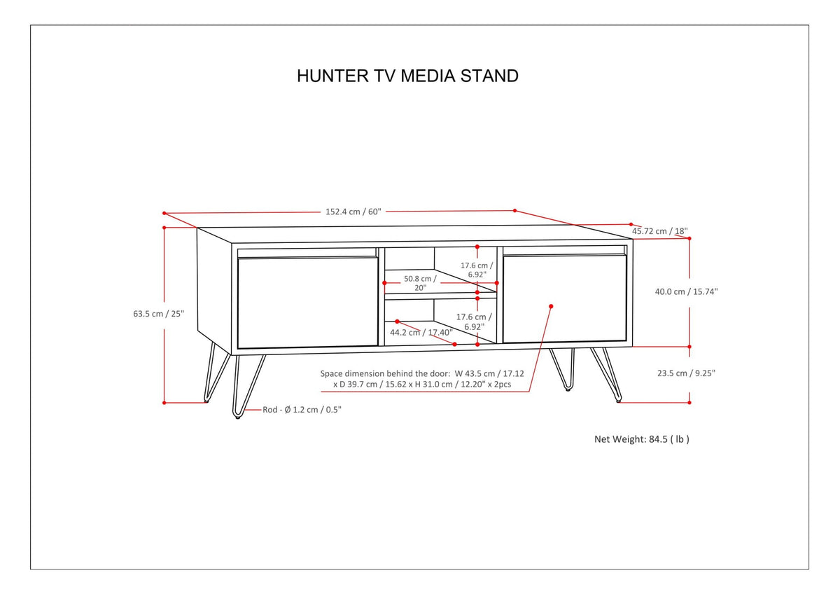 Hunter - Handcrafted TV Media Stand, photo 4 of 31