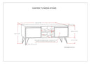 Hunter - Handcrafted TV Media Stand by HouseOfZazla
