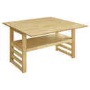 5 Piece Extendable Wood Square Dining Table Set With 2 Drop Leaves by HouseOfZazla