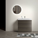 Alice - Bathroom Vanity With Sink, Large Storage Freestanding Bathroom Vanity For Modern Bathroom, One-Piece Sink Basin Without Drain And Faucet by HouseOfZazla