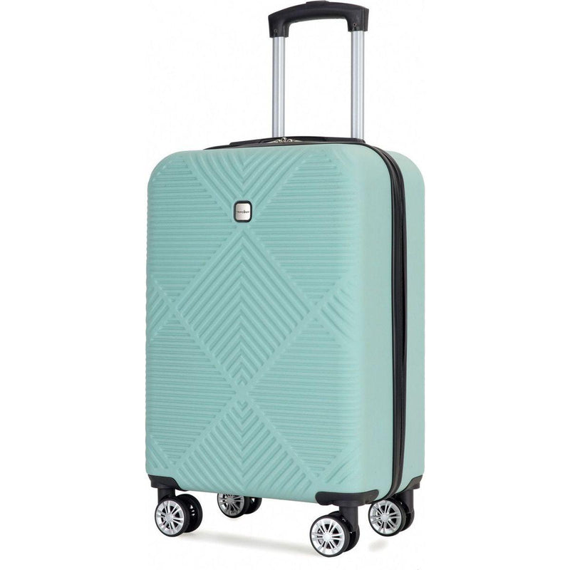2Piece Luggage Sets ABS Lightweight Suitcase, Spinner Wheels, (20/14) LIGHT BLUE
