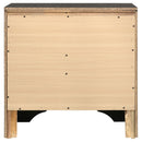 Miranda 3-drawer Nightstand Bedside Table Black