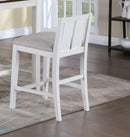 Graham - 3 Piece Small Space Counter Height Dining Table With Shelves And 2 Chairs (Set of 3) by HouseOfZazla