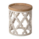 Stylish Rustic Round Wooden Table by HouseOfZazla