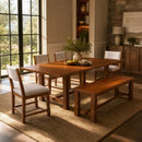 TOPMAX 6-Piece Dining Set with Bench