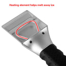 12V Car Electric Heated Ice Snow Scraper Window Ice Remover w/Squeegee 14FT Cable