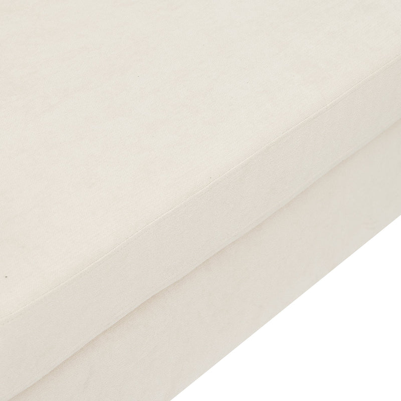 3 Pieces Upholstered U-Shaped Large Sectional Sofa with Thick Seat and Back cushions