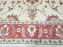 9' X 12' One-Of-A-Kind William Pak Peshawar Hand-knotted Wool Rug Nice