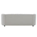 Mirelle 80 In. Modern Curved Chenille Sofa Couch