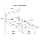 Dulcey - Bedroom Set With LED Lighting