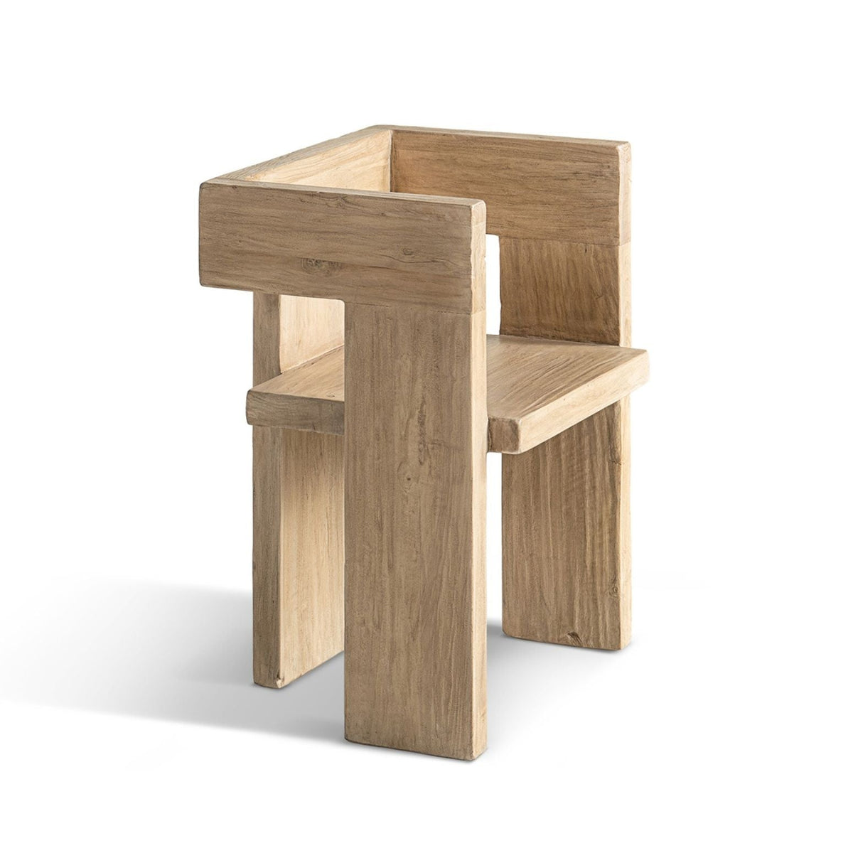 Avenel - Sculptural Block Accent Chair, photo 3 of 28