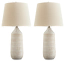 Willport - Ceramic Table Lamp (Set of 2) - Off White by Unique Piece Furniture