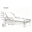 TOPMAX Outdoor All-Weather PE Rattan Chaise Lounge by HouseOfZazla