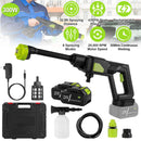 Cordless Pressure Washer with 6-in-1 Nozzle - Car Cleaner