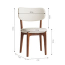 Modern Dining Chairs, Comfortable For Dining Room (Set of 2) - Orange by HouseOfZazla