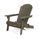 Zenithia - Outdoor Foldable Adirondack Chair With 2 Cup Holders