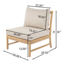 Casper Outdoor Armless Chair