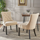 Cheney Contemporary Dining Chair Tufted Upholstery (Set of 2)