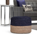 Lydia - Handcrafted Round Pouf by HouseOfZazla