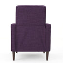 Mid-Century Modern Recliner With Button Tufted Waffle Stitch by HouseOfZazla