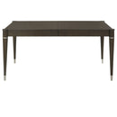 Blakely - Leaf Dining Table With Tapered Legs Accents - Ash Brown