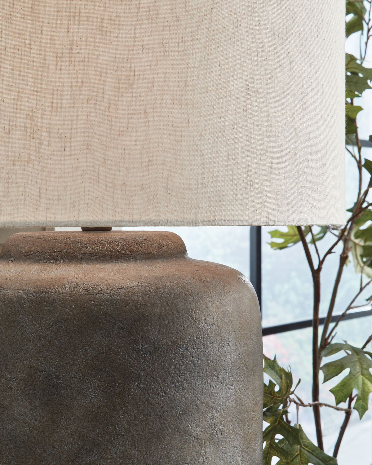Zandophen - Metal Table Lamp - Antique Gray, photo 3 of 4