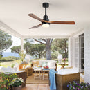 52 Inch Indoor Ceiling Fan with Dimmable LED Light and Remote Control by HouseOfZazla