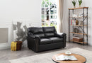 Padded Love Seat For Modern Living - Black by HouseOfZazla