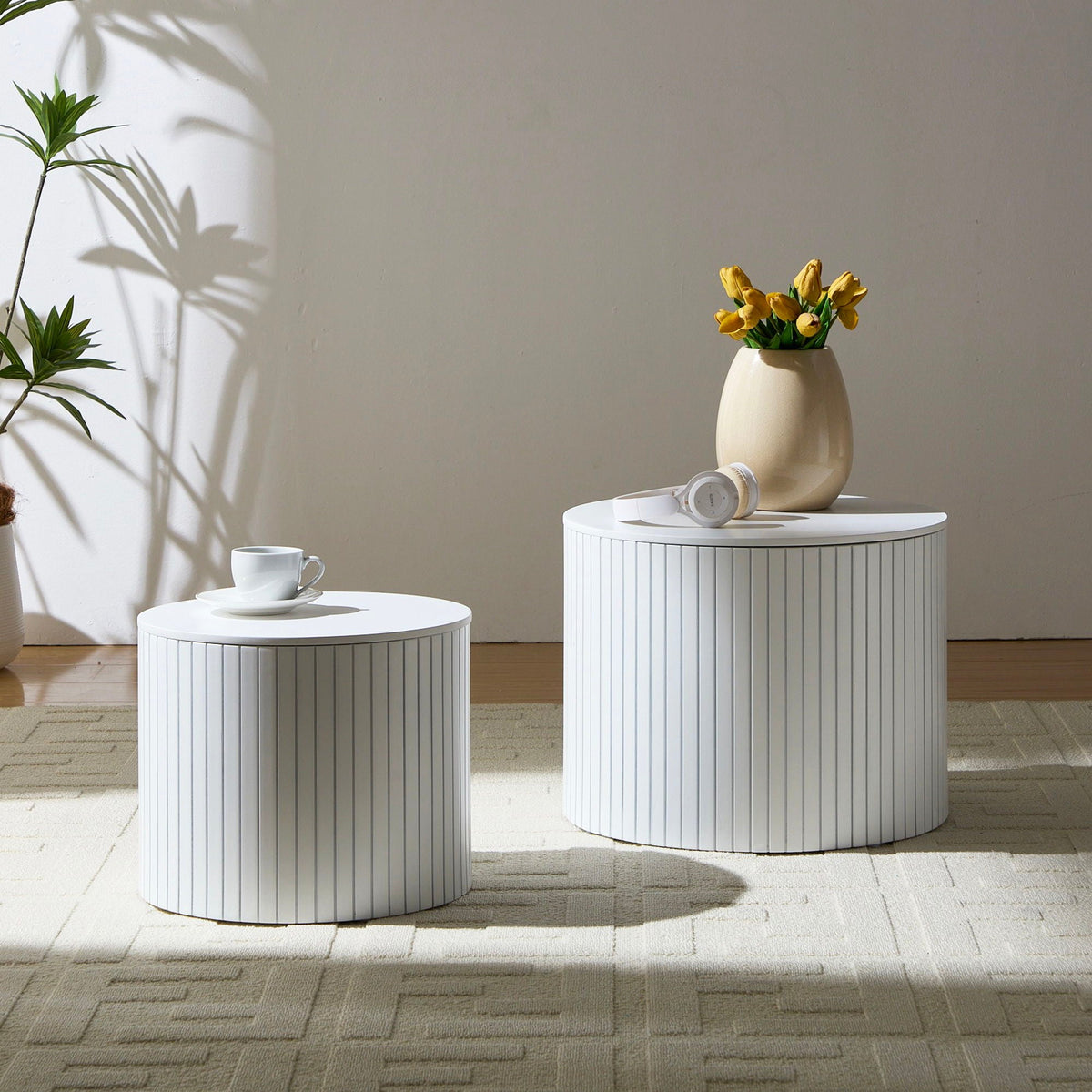 Handcrafted Nested Table Set, 2 Pieces, photo 6 of 40