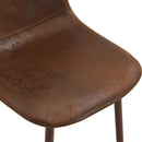 (Set of 4) Backrest AndTransfer Legs Chairs Adding A Touch Of Elegance To Minimalist And Scandinavian Style Homes - Walnut by HouseOfZazla