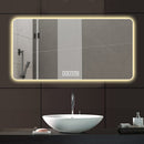 28"x60" Frameless LED Bathroom Mirror with Demist Function