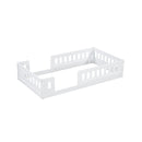 Platform Bed With Guardrail