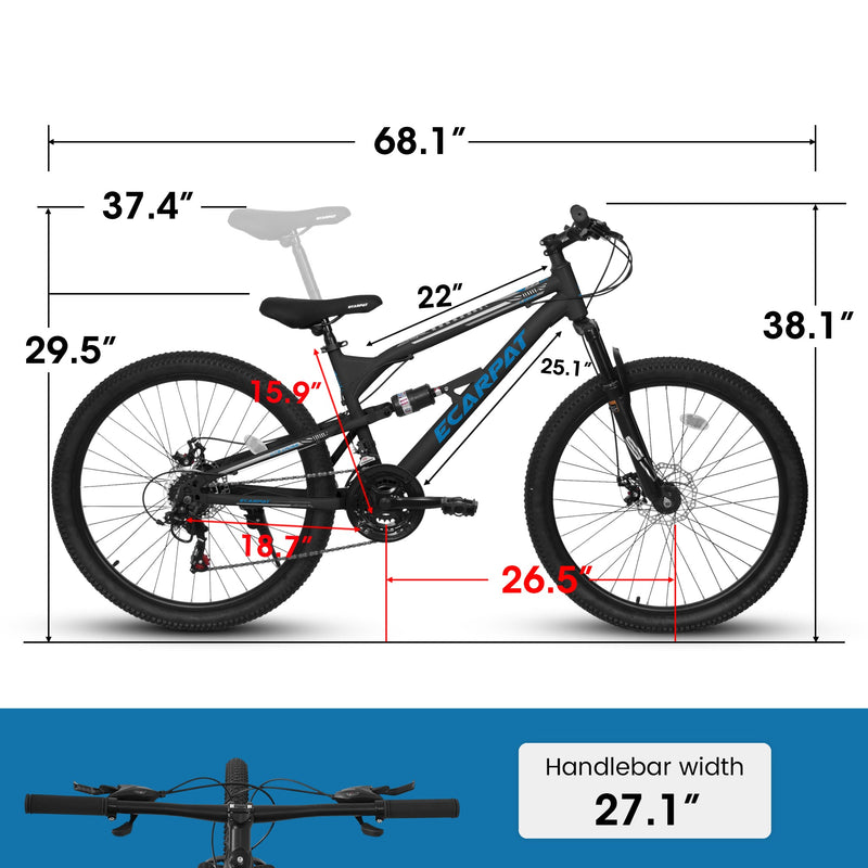 A26207 26 Inch Steel Frame Mountain Bike, photo 7 of 10
