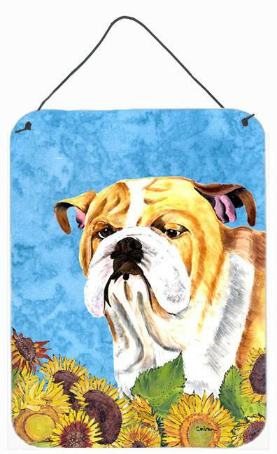 Bulldog English Aluminium Metal Wall or Door Hanging Prints