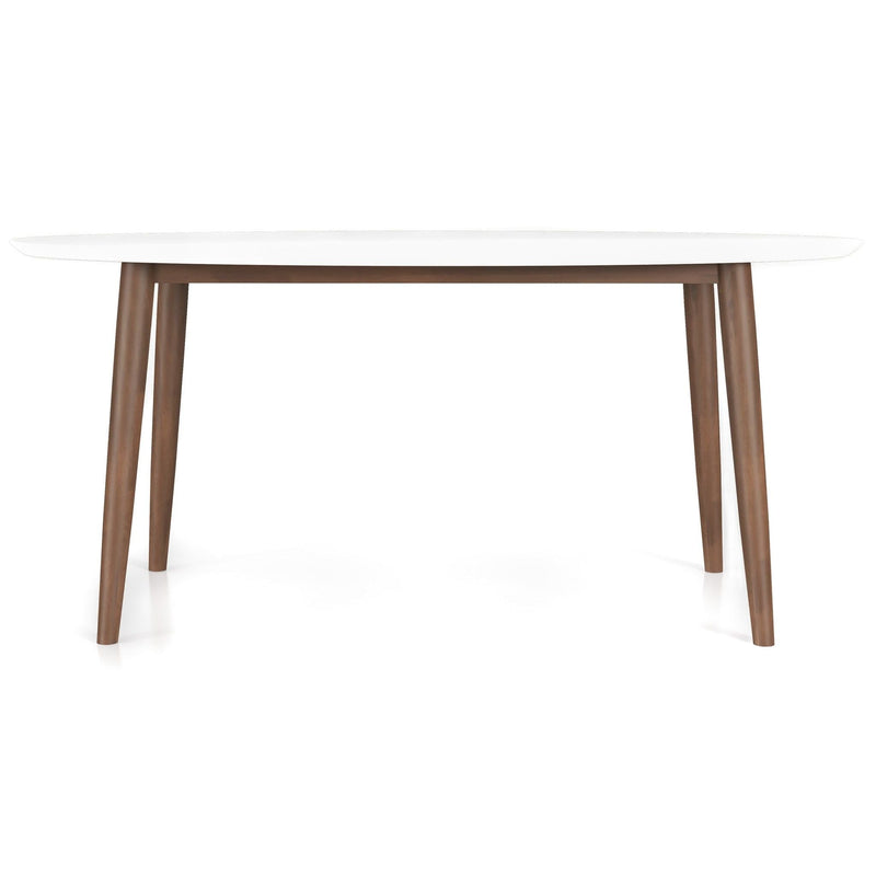 Ada - Mid-Century Modern Style Oval Dining Table, photo 2 of 16